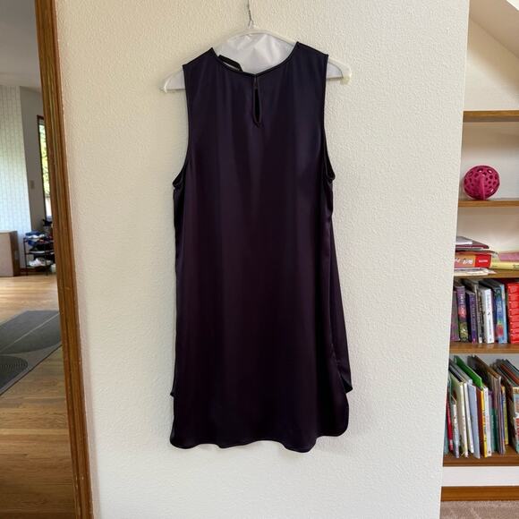 Jenni Kayne Satin Shift Dress in Navy Size M - Picture 2 of 5